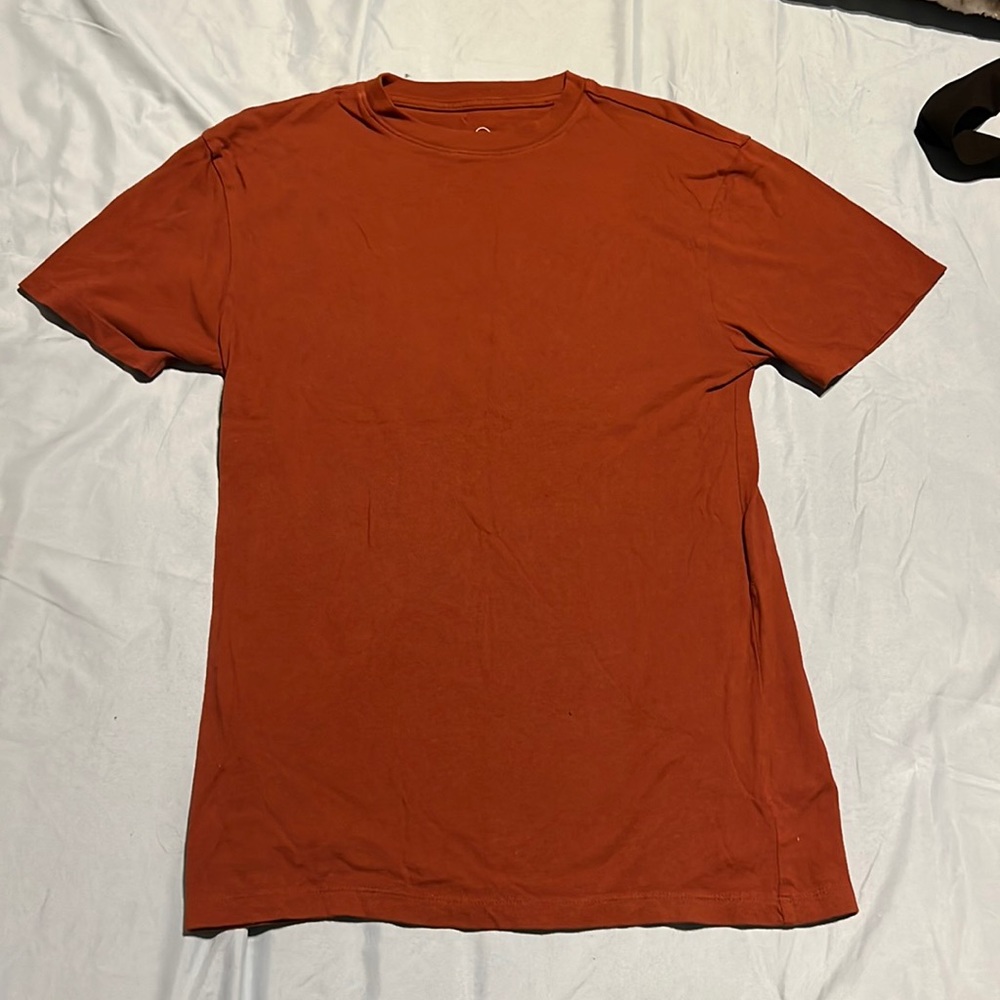 Burnt orange oversized tee